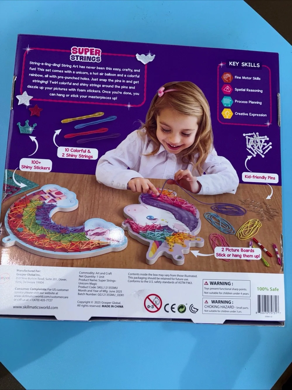 Super Strings Unicorn Magic Mess-Free Art for Kids  Sealed